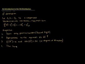 An Introduction to the Chi squared distribution