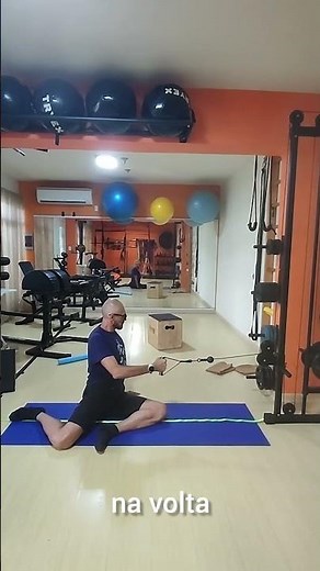 resisted shin split rotation - swastikasana - cable cross - abdominal Twist