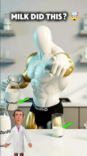 What Happens When You Drink Milk🥛Every Day for 3 Weeks?🤯 #milk #diet #healthtips #health