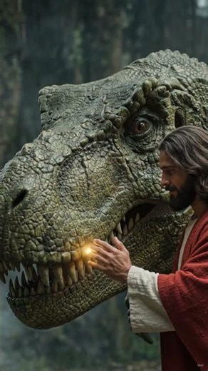 Jesus Brings a T-Rex Back to Life #Jesus #Dinosaur #Miracle