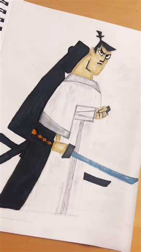 Samurai Jack drawing. One of the best OG Cartoon Network shows #art #drawing #samuraijack #cartoons