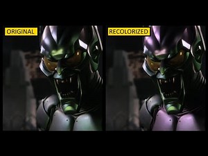 Green Goblin recolored test 3 - Comic version