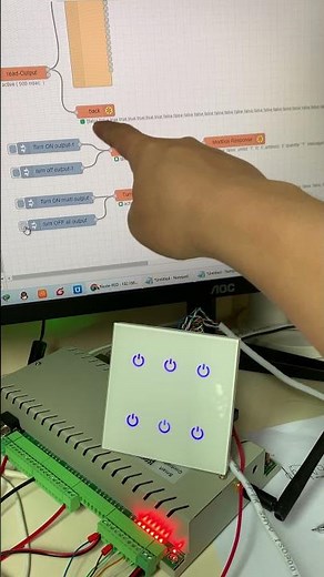 KC868-H32BS RS485 Modbus work with Node-Red ＃shorts