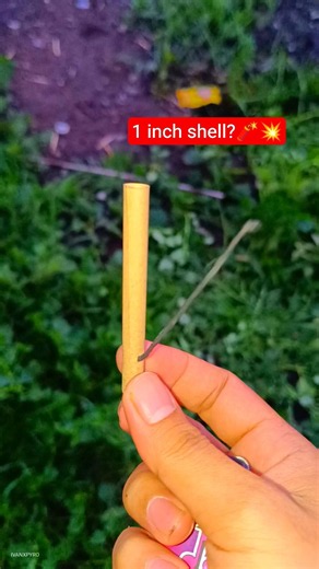 Testing a mini single shot fireworks...