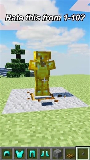 Minecraft Armor Changer #shorts #minecraft #minecraftbuilding