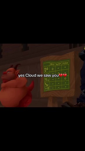 Cloud Strife Aura Farming in Kingdom Hearts