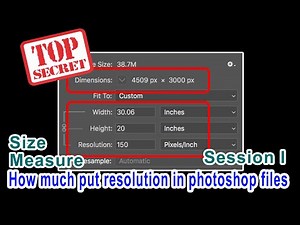 How to put an resolution in Banner photoshop file