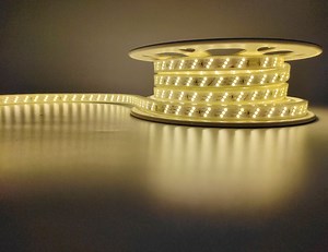 [Hot Item] High Brightness Holiday Decoration Triple Line SMD2835-144LED/M Flexible LED Strip Light Waterprood IP65 Warm White