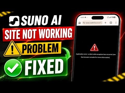 Sonu AI site Not Working | Application error: a client - side exception has occurred problem Fix ✅