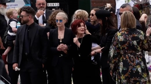 Ozzy Osbourne's family gives their farewells in Birmingham