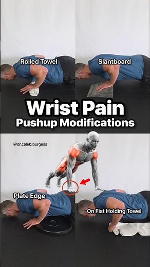 Wrist Pain - Pushup Modifications - How to Fix Wrist Pain with Pushups