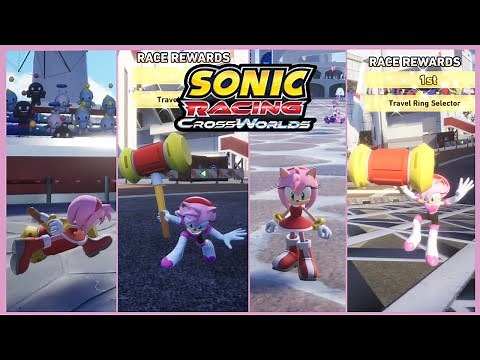 🩷 Amy on Foot! Sonic Racing: CrossWorlds 4K
