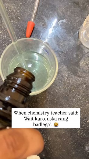 1K views | Experiments be like離 #chemistry #reaction #experiment #science #laboratory #practical | Ramanpreet Kaur Gandhi | Facebook