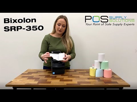 How To Replace Paper In Your Bixolon SRP-350 Printer