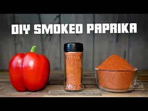 Make Smoked Paprika at Home - DIY Smokey Paprika Powder from Red Bell Peppers