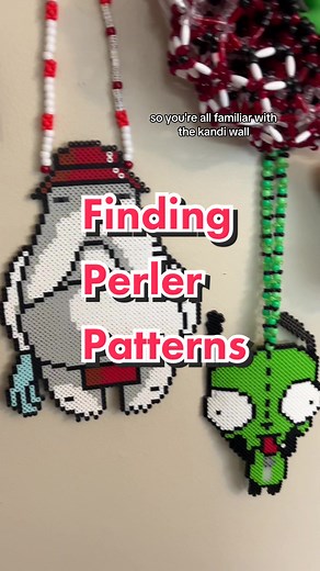 Heres some tips & tricks for how i find and make perler patterns for my kandi! #kandi #kandikid #kandiraver #kanditok #kandicore #kandinecklace #perler #perlernecklace #perlerbeads #fusebeads #meltbeads #crafts #ravetok