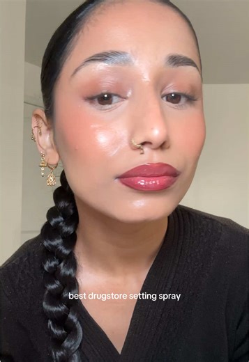 have used this setting spray from @Milani Cosmetics so many times and it’s definitely one of the best setting sprays out there if you’re looking for that glow!! #settingspray #drugstoremakeup #milanicosmetics #glowysettingspray #nepaligirl