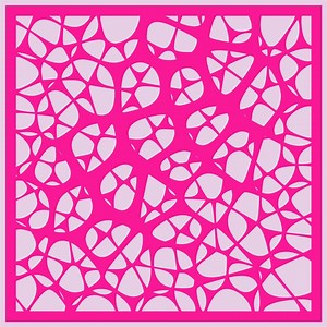 3D Printed Fabric Vonoroi Lace: Parametric Weave STL (digital File) - Etsy