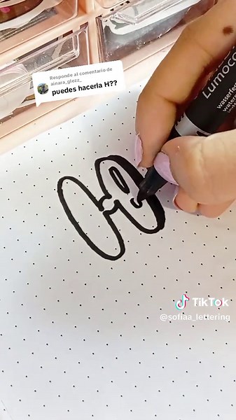 Cómo hacer letra burbuja en lettering