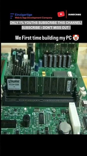 Subscribe 👍 Like ❤️ | First Time Building a PC Be Like... #shorts #viral #youtubeshorts