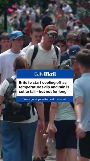 Britain set to cool off today after a scorching heatwave