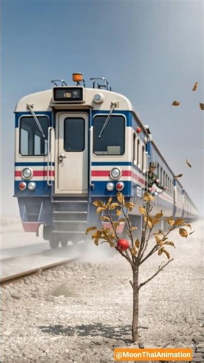 ทหารหญิงไทยช่วยต้นแอปเปิลที่กำลังจะแห้งตายด้วยการรดน้ำให้ #ai #plants #save #water #youtubeshorts