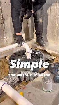 Sewers Ejection pump connection. Liberty Pump #diy #tools #construction