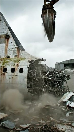 The Final Flight Dismantling a Forgotten Airplane Cinematic Scrapyard Scene