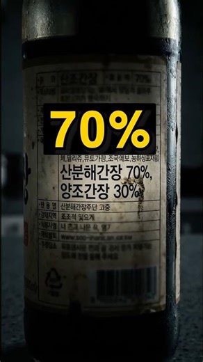 염산으로 만든 '가짜 간장'의 실체 ㄷㄷ#short #간장고르는법 #혼합간장 #산분해간장 #양조간장 #한식간장 #마트장보기 #살림꿀팁