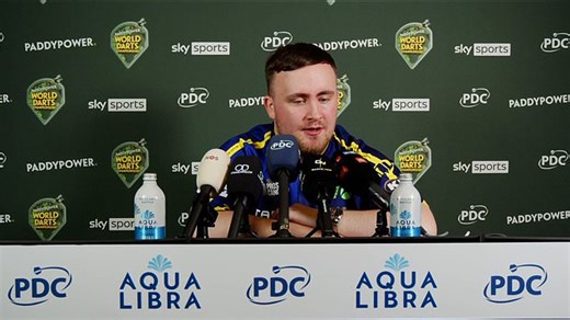Luke Littler reveals thoughts on final opponent Michael van Gerwen
