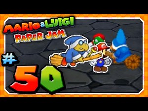 Mario and Luigi: Paper Jam - Part 50: Kamek and Paper Kamek Boss Battle!