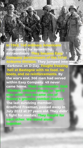 49 Men Never Came Home — The True Story of Easy Company | Band of Brothers