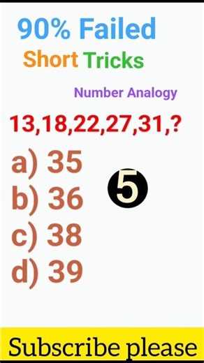 reasoning number analogy short video#analogy #numberanalogy #reasoning #shortfeed