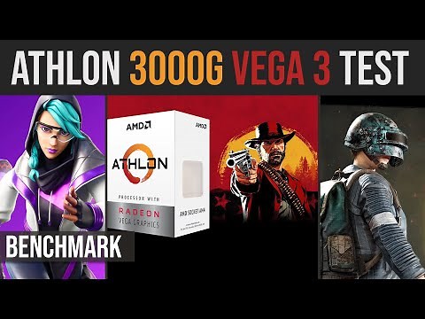 AMD Athlon 3000G | Vega 3 benchmark test in 16 games