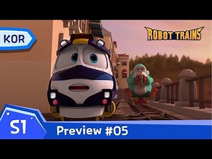 [Robot Trains] EP.05 Highlights | A fast running race of gorilla toys and kay!
