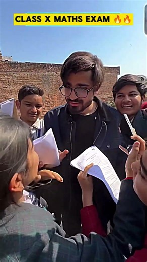 CBSE Class 10th Math Paper Reaction Video Before Exam | Shobhit sir V/S Ritik sir