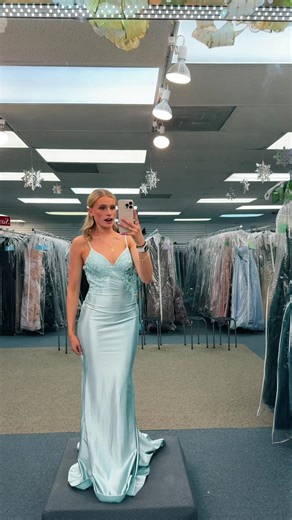 Prom night starts here ✨ Call to book your appointment today! 🩵🩵 #dreamdressesoldbridgenj #prom2026 #fyp #viralvideo #promdress