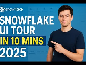 🖥️ Snowflake UI Tour 2025 | Master the Snowsight web Interface in 10 Mins (Beginner-Friendly Guide)