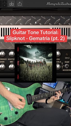 Max Veres on Instagram: "Guitar Tone Tutorial: Slipknot - Gematria (pt. 2, Mick Thomson) • Get all my tone presets, backing tracks and request a tone tutorial on my Patreon (link in bio) • #guitar #guitarist #guitartutorial #guitartone #slipknot #numetal"