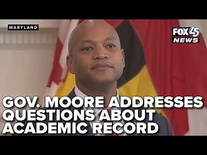 Gov. Moore addresses questions about academic record while at Oxford University