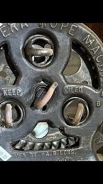 How Rope Was Made 112 Years Ago in America! Historical Industrial Rope Machine Tool