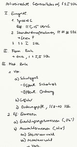 Polizeirechtliche Generalklausel, § 3 I SOG - Exkurs - Jura Online