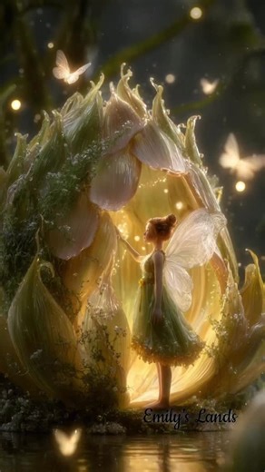 16K views · 3.6K reactions | Here’s a little dreamy escape into a world where fairies rest on soft petals, read stories glowing with magic, and wander through flower-lit sanctuaries. Every scene feels like a quiet breath of wonder, a place where the heart slows down and imagination wakes up. What do you think of this video? #aiart #aivideo #fantasyworld #digitalfairy #magicalscenes #fairytalevibes #aestheticart #aiartists #gloweffects #emilyslands | Emily's Land Ana Rotaru | Facebook