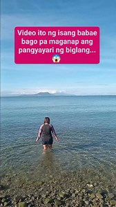 Hindi inaasahan ng babae ang mangyayari sa kaniya sa paliligo 😱 #sea #nature #happened #scary #fbreelsfypシ゚ #viralvideoシ #postviralシ #reelsviralシ #highlightsシ゚ #reelsfypシ #reelsvideoシ #virals #viewers #trendingreelsvideo #reelschallenge #everyonefollowers | Maribel Solamillo Manalo