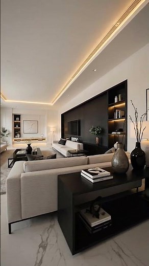 Top 5 Sophisticated Black & White Living Room Ideas | Elegant Modern Interior Design