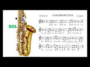 CANCIÓN DE CUNA _ FÁCIL_ SAXO ALTO