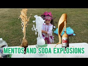 Mentos and Soda explosion experiment 💥