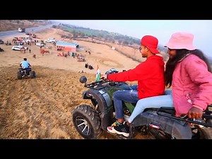 Antima गिर गई 😭😳Atv Ride 🚗Mk Studio vlog