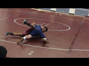 Aaron Parker wrestling pin. Egan wrestling