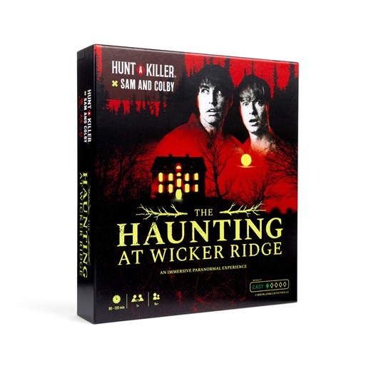Hunt A Killer x Sam and Colby: The Haunting at Wicker Ridge, Immersive Beginner-Friendly Mystery Game for Fans of Ghost Hunting & Paranormal Thrillers, 90–120 Min Playtime, Ages 14